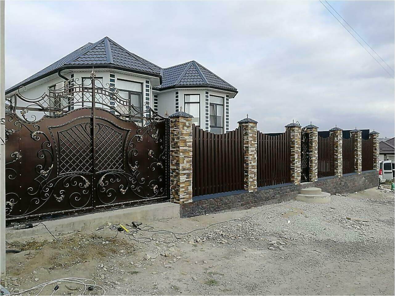 забор из штакетника 110м фото4 в Томске