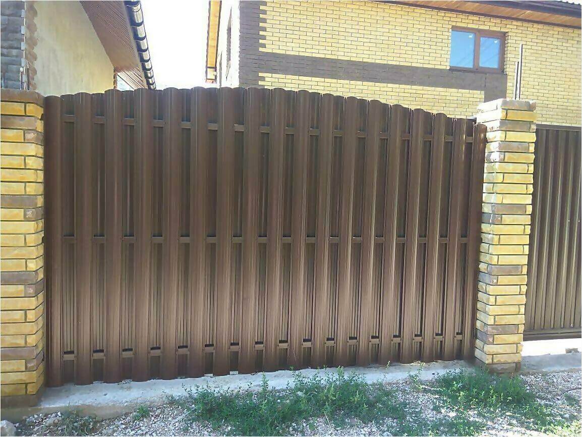 забор из штакетника 110м фото4 в Томске
