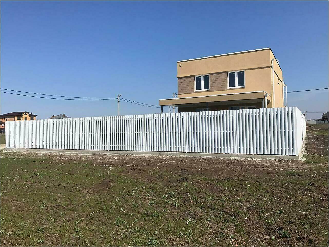 забор из штакетника 95м фото4 в Томске