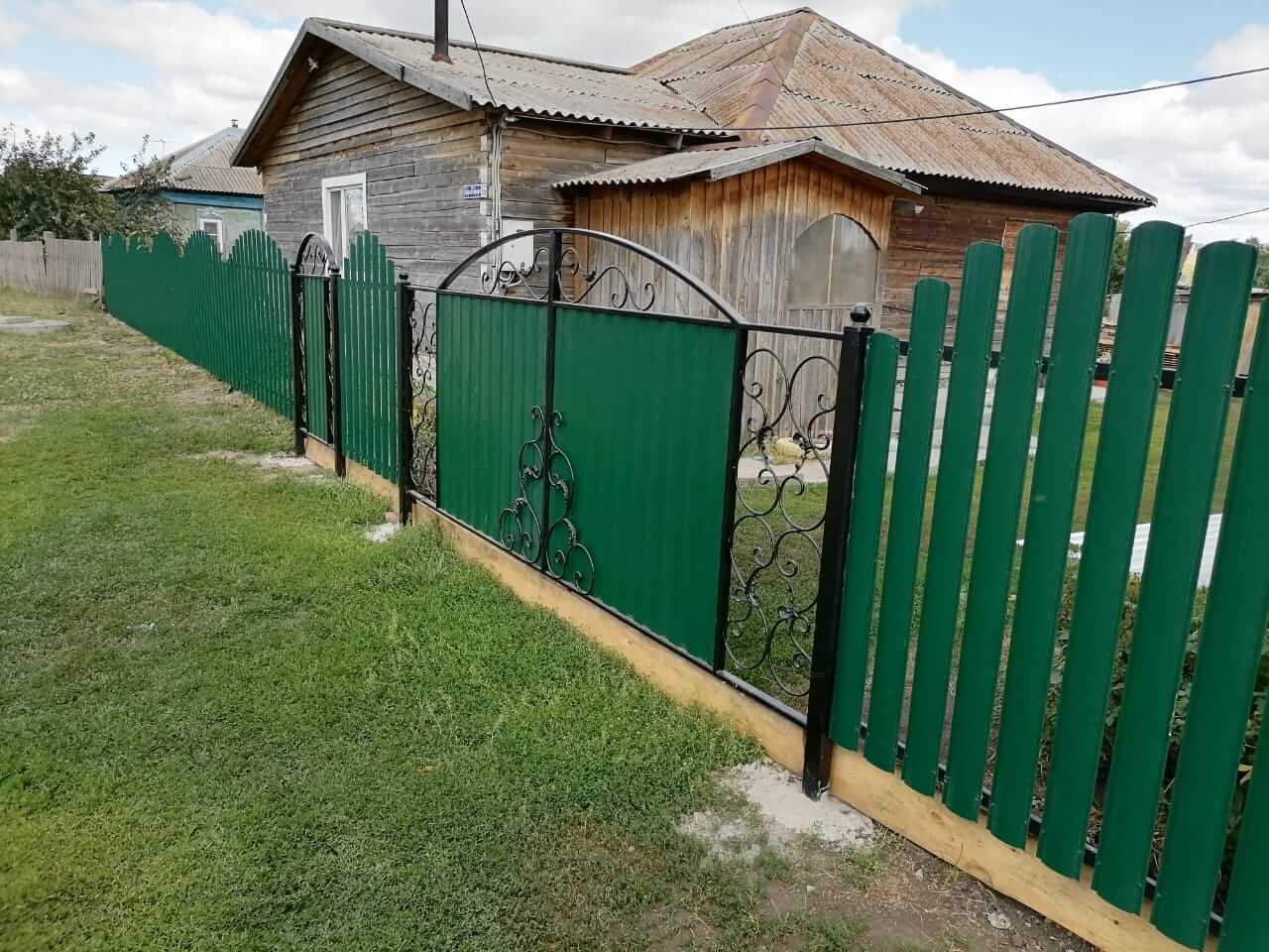 забор из штакетника Зеленый Мох фото3 в Томске