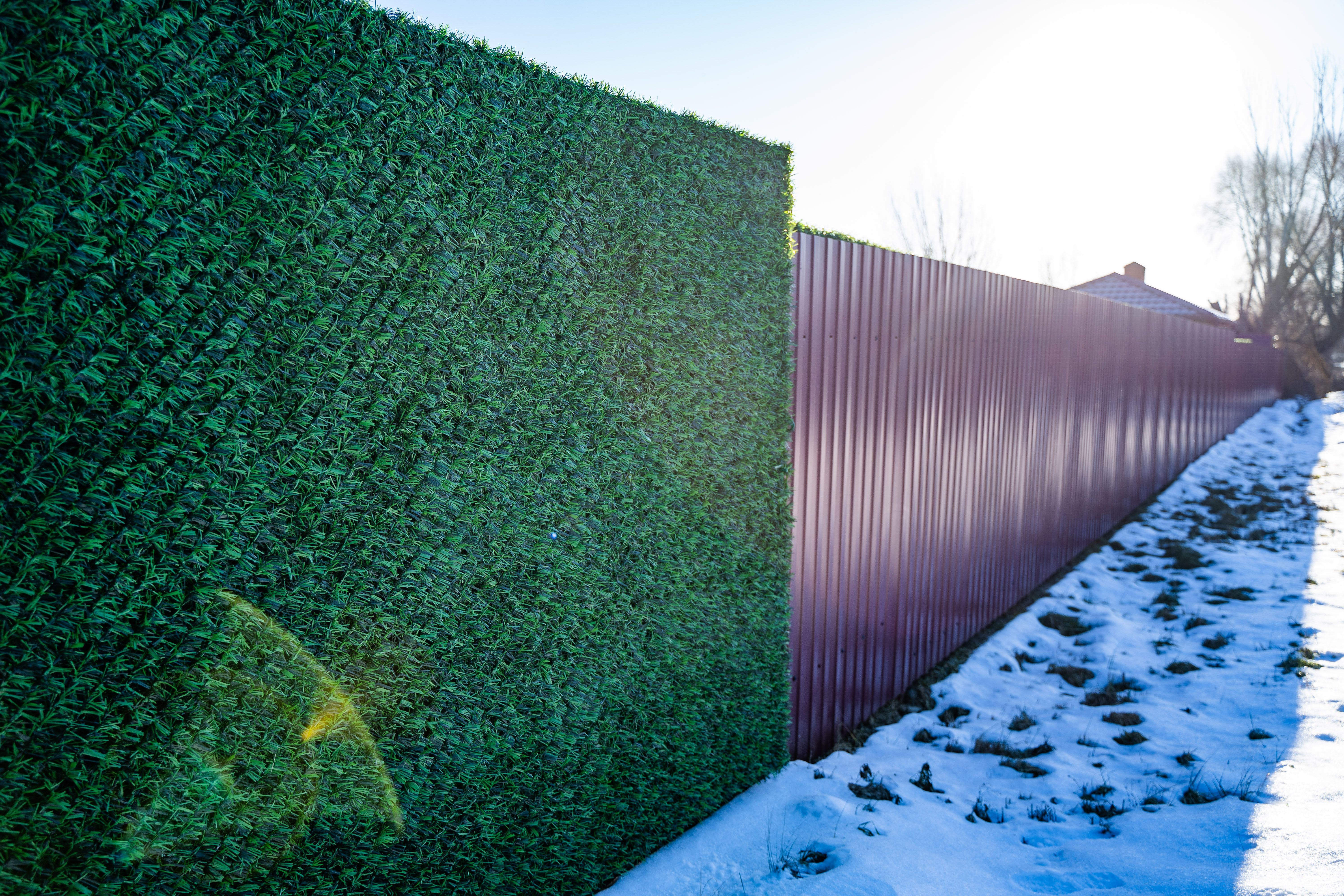 Вечнозеленый забор Grass Fence рулон 2м фото 11 в Томске